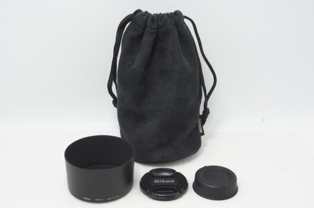 美品 Nikon ニコン AF-S DX NIKKOR 55-300mm F4.5-5.6G ED VR APS-C ズームレンズ フード ポーチ付 260618v