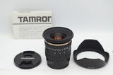 美品 TAMRON SP AF 11-18mm F4.5-5.6 Di II LD Aspherical IF A13 APS-C Canon EF フード付 240926s