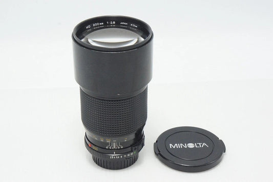 Rare MINOLTA NEW MD 200mm F2.8 MF Lens SR/MD Mount 260812b