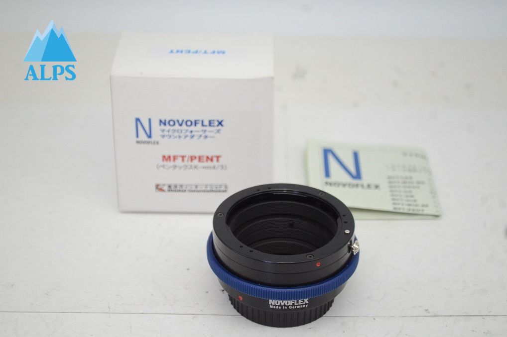 美品 NOVOFLEX MFT/PENT PENTAX ペンタックス Kマウントレンズ - マイクロフォーサーズボディ 元箱付 251015aa
