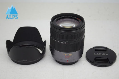 美品 Panasonic LUMIX G VARIO HD 14-140mm F4.0-5.8 ASPH. MEGA O.I.S. H-VS014140 マイクロフォーサーズ 251010k