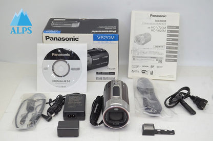 美品 Panasonic パナソニック HC-V620M デジタルビデオカメラ ブラウン 元箱付 251016p