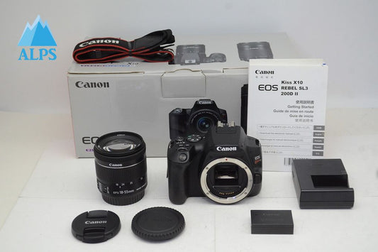 美品 Canon キヤノン EOS Kiss X10 EF-S 18-55 IS STM レンズキット デジタル一眼レフカメラ 元箱付 251017f