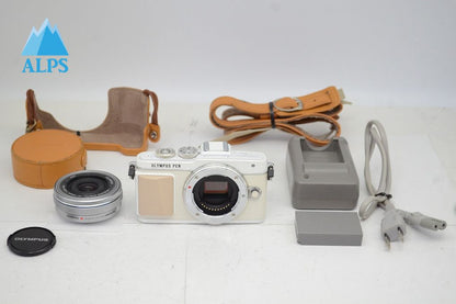 良品 OLYMPUS オリンパス PEN Lite E-PL7 14-42mm EZ レンズキット ミラーレス一眼カメラ ホワイト 251020ag