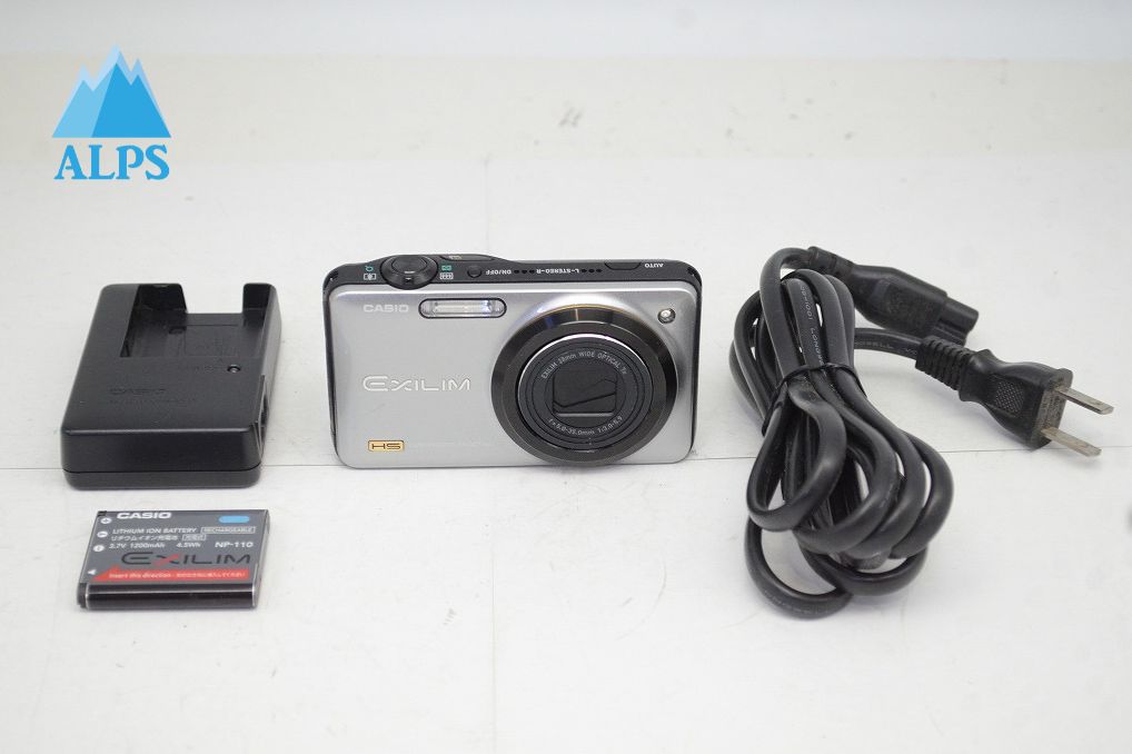 美品 CASIO カシオ EXILIM EX-ZR10 コンパクトデジタルカメラ シルバー 251001a