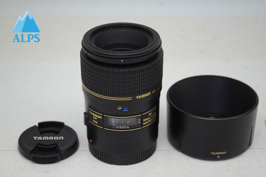 良品 TAMRON タムロン SP AF 90mm F2.8 Di MACRO 272E Canon キヤノン EFマウント 単焦点レンズ フード付 251021b