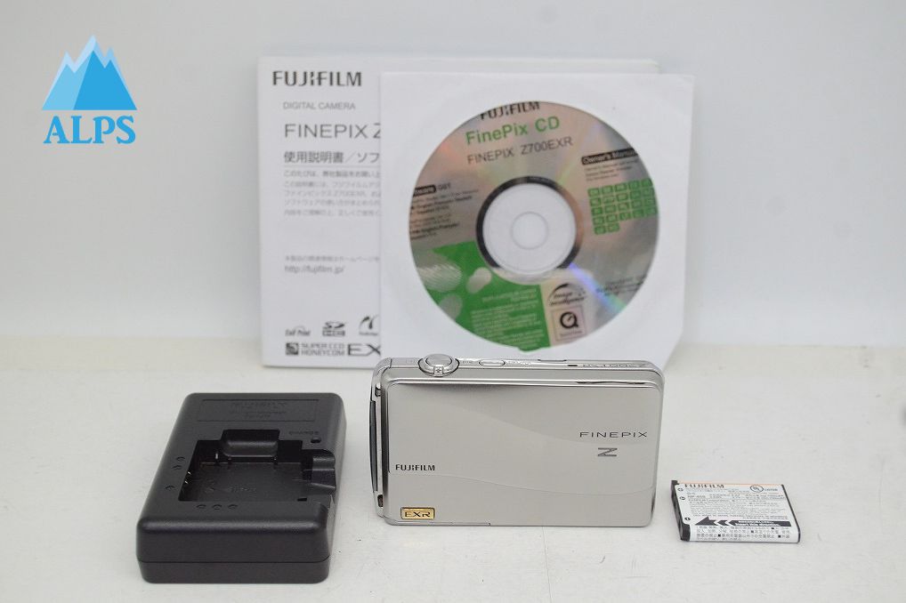 良品 FUJIFILM フジフィルム FinePix Z700EXR コンパクトデジタルカメラ シルバー 251021ab
