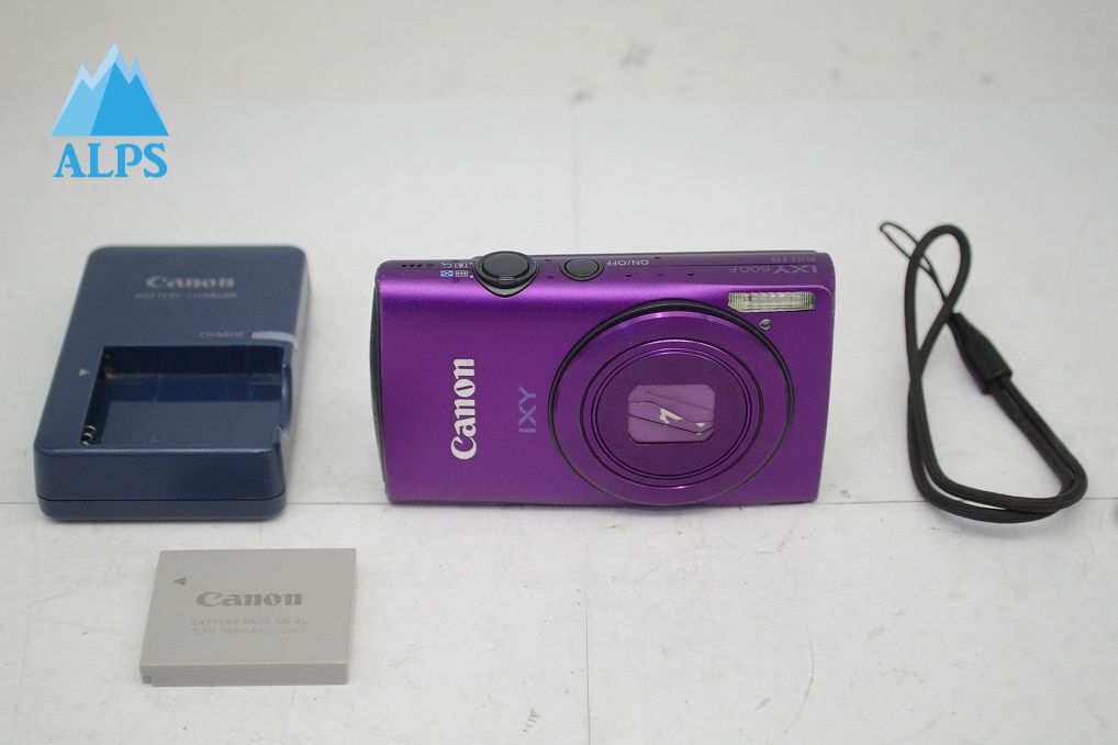 Canon キヤノン IXY 600F パープル コンパクトデジタルカメラ 251022c
