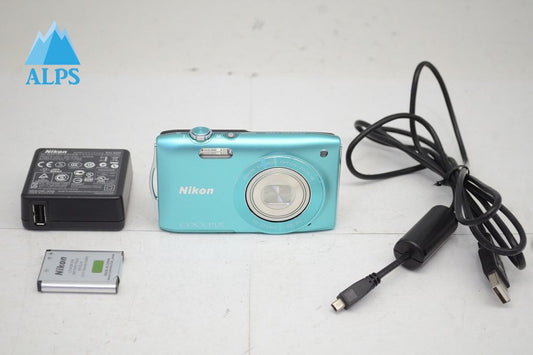 美品 Nikon ニコン COOLPIX S3300 ミントグリーン コンパクトデジタルカメラ 251022k