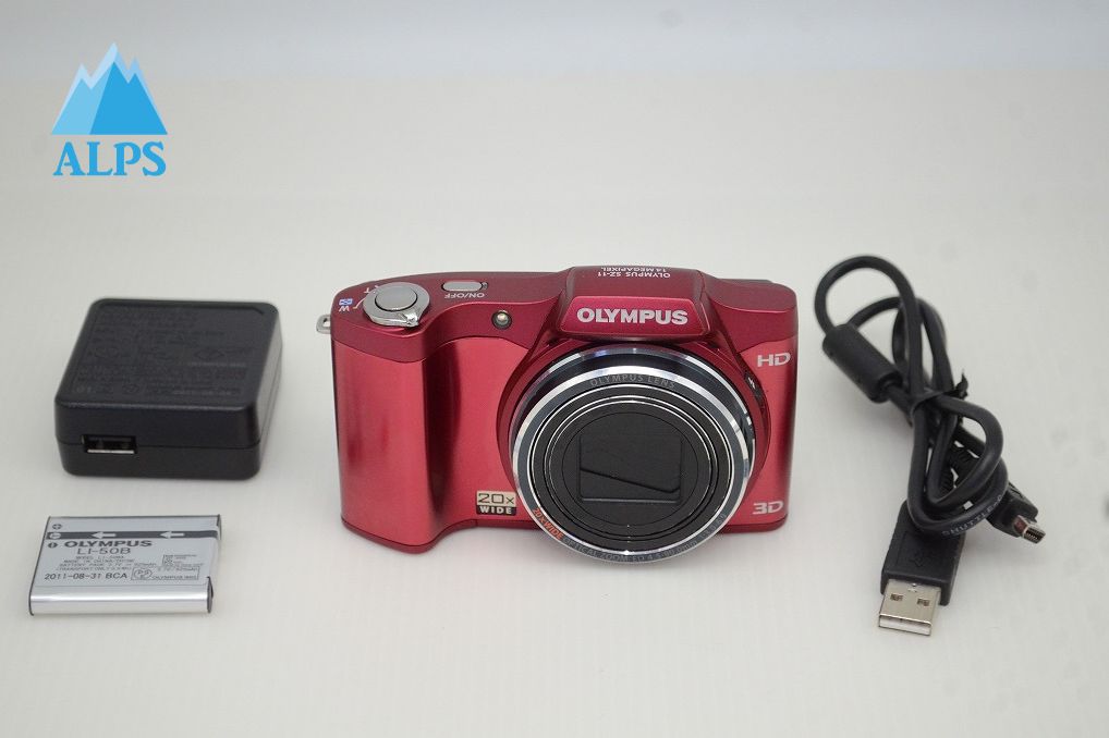 OLYMPUS オリンパス SZ-11 コンパクトデジタルカメラ レッド 251023v