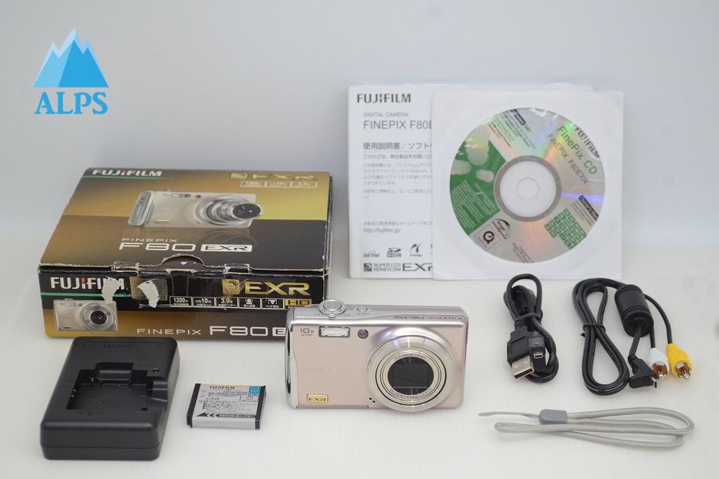 良品 FUJIFILM フジフィルム FinePix F80EXR コンパクトデジタルカメラ シルバー 251023w
