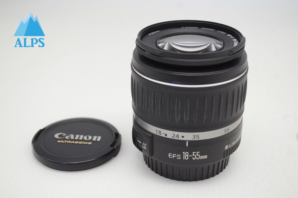 良品 Canon キヤノン EF-S 18-55mm F3.5-5.6 II USM APS-C ズームレンズ 251029af