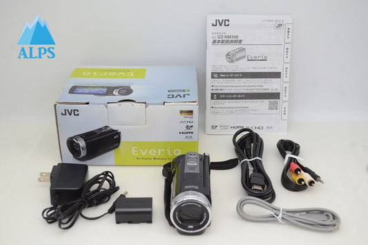 良品 JVC ケンウッド Everio GZ-HM390 デジタルビデオカメラ ブラック 元箱付 251023ad