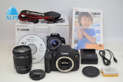 美品 Canon キヤノン EOS Kiss X7i ボディ + EF-S 18-55mm F3.5-5.6 IS STM デジタル一眼レフカメラ 元箱付 251027e