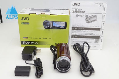 良品 JVC ケンウッド Everio GZ-E117 デジタルビデオカメラ レッド 元箱付 251030m