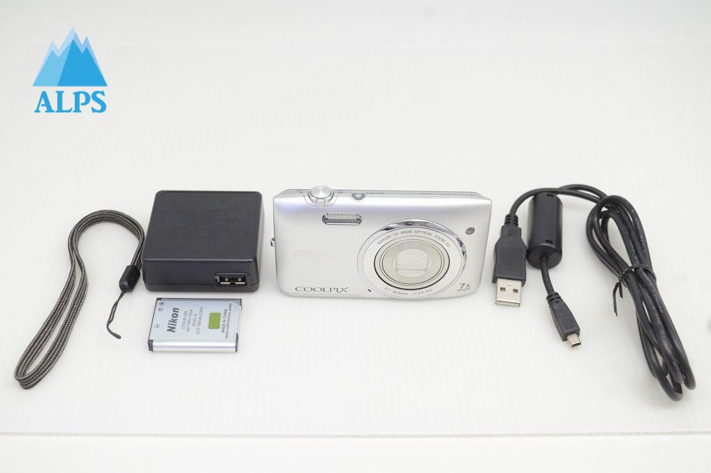良品 Nikon ニコン COOLPIX S3400 コンパクトデジタルカメラ シルバー 251030v