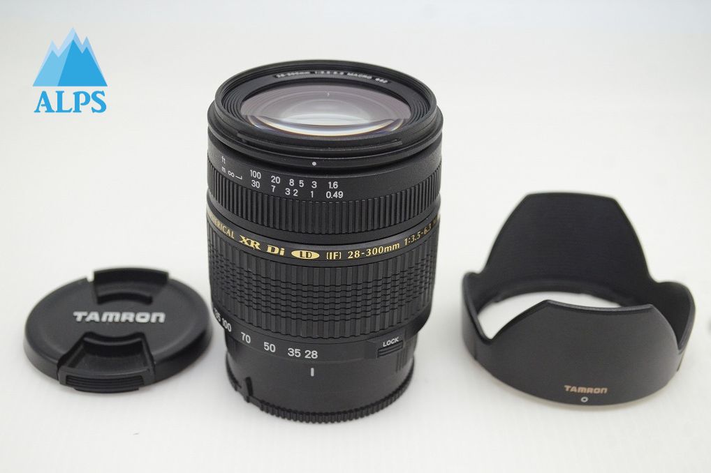 TAMRON タムロン AF 28-300mm F3.5-6.3 XR Di LD Aspherical IF MACRO A061 SONY MINOLTA αマウント フード付 251030o