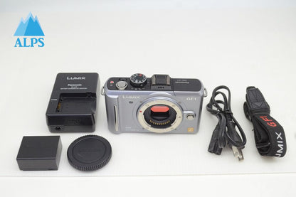 良品 Panasonic パナソニック LUMIX DMC-GF1 ボディ ミラーレス一眼カメラ ブレードシルバー 251031ad