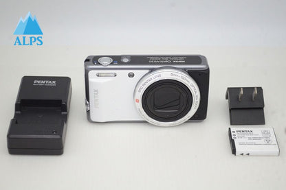 美品 PENTAX ペンタックス Optio VS20 コンパクトデジタルカメラ ブリリアントホワイト 251023l