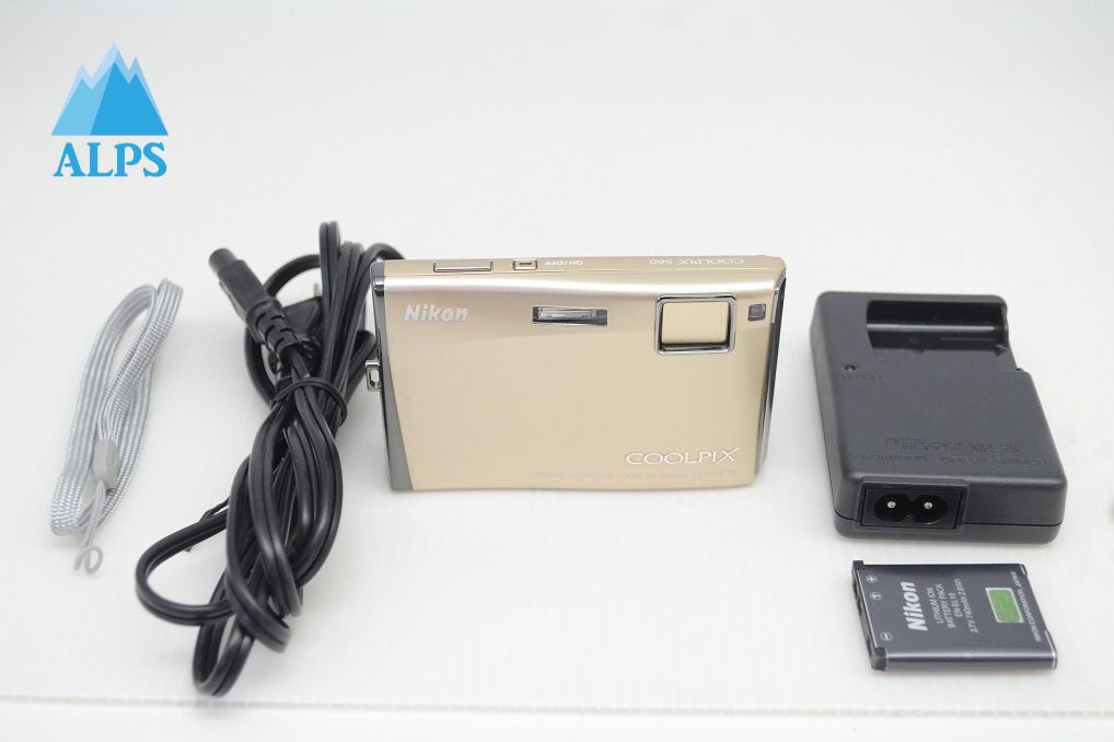 美品 Nikon ニコン COOLPIX S60 コンパクトデジタルカメラ ゴールド 251031al