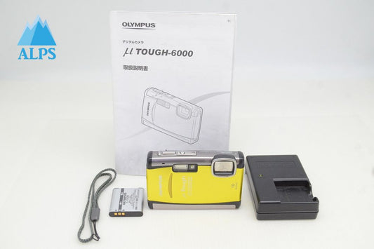 良品 OLYMPUS オリンパス μ TOUGH-6000 コンパクトデジタルカメラ イエロー 251101h
