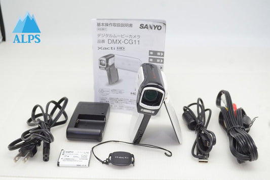 良品 SANYO サンヨー Xacti DMX-CG11 デジタルビデオカメラ ホワイト 251030h