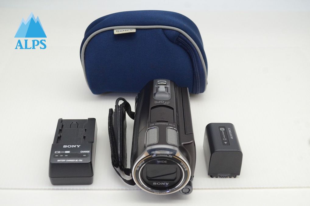 良品 SONY ソニー Handycam HDR-CX560V デジタルビデオカメラ ブラウン ポーチ付 251031a