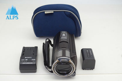 良品 SONY ソニー Handycam HDR-CX560V デジタルビデオカメラ ブラウン ポーチ付 251031a