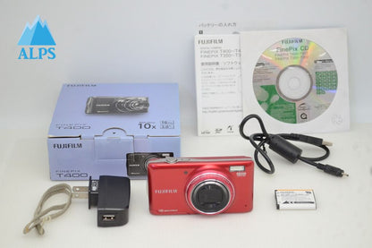 FUJIFILM フジフィルム FinePix T400 コンパクトデジタルカメラ レッド 元箱付 251101a