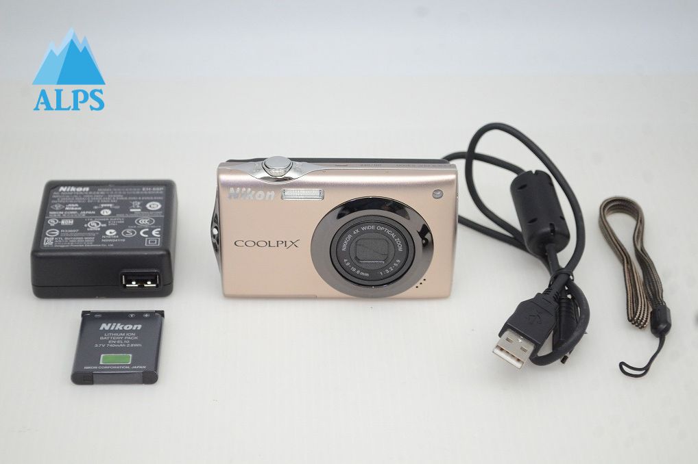 美品 Nikon ニコン COOLPIX S4000 コンパクトデジタルカメラ ブライトブロンズ 251030b