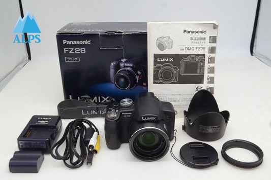 良品 Panasonic  パナソニック LUMIX DMC-FZ28 デジタルカメラ ブラック 元箱付 251104i