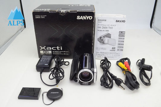 美品 SANYO サンヨー Xacti DMX-TH1 デジタルビデオカメラ シルバー 元箱付 251104q