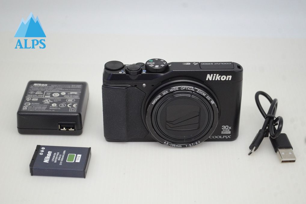 良品 Nikon ニコン COOLPIX S9900 コンパクトデジタルカメラ ブラック 251104ad