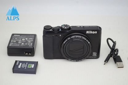 良品 Nikon ニコン COOLPIX S9900 コンパクトデジタルカメラ ブラック 251104ad