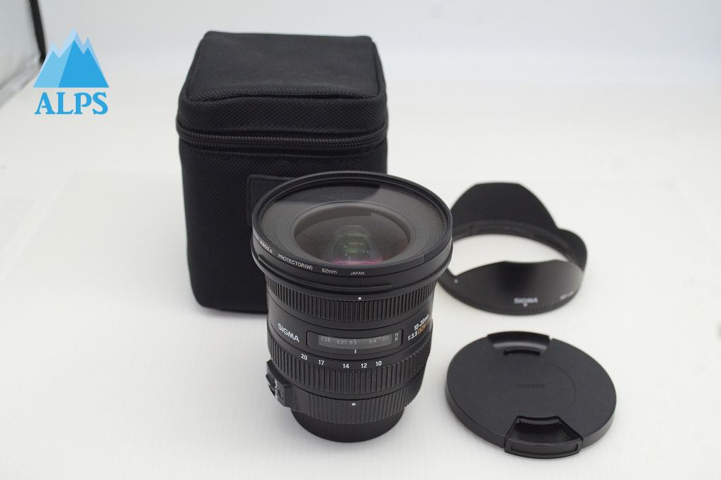 良品 SIGMA シグマ 10-20mm F3.5 EX DC HSM Nikon ニコン Fマウント APS-C ズームレンズ ケース付 251110m