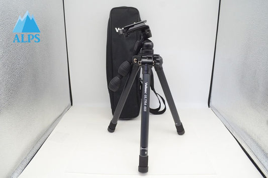 美品 Velbon ベルボン ULTRA 455 + PH-G40D 中型アルミ製 三脚 5段 ケース付 251110x