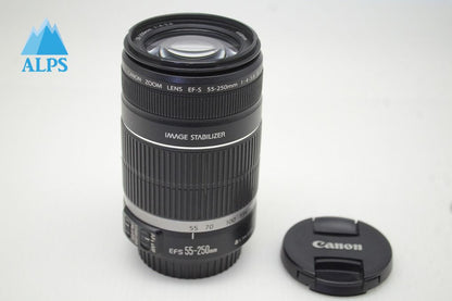 Canon キヤノン EF-S 55-250mm F4-5.6 IS APS-C ズームレンズ 251113e