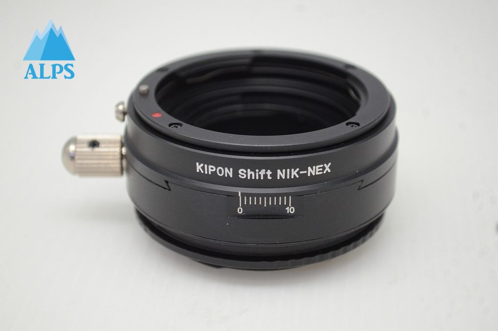 良品 KIPON マウントアダプター Shift NIK-NEX Nikon Fマウントレンズ SONY Eマウント ボディ シフト機能付 251113u
