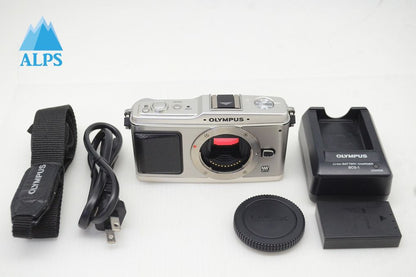 訳あり品 OLYMPUS オリンパス PEN E-P1 ボディ ミラーレス一眼カメラ シルバー 251113a