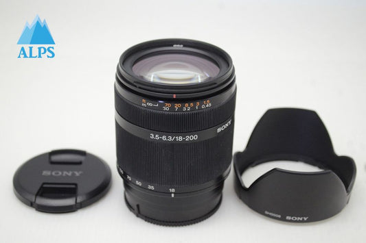 SONY ソニー DT 18-200mm F3.5-6.3 SAL18200 MINOLTA ミノルタ αマウント APS-C ズームレンズ フード付 251118j