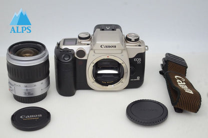 美品 Canon キヤノン EOS 55 + EF 28-90mm F4-5.6 II USM シルバー フィルム一眼レフカメラ 251110v