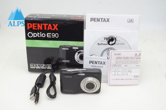 PENTAX ペンタックス Optio E90 コンパクトデジタルカメラ ブラック 元箱付 251117ac