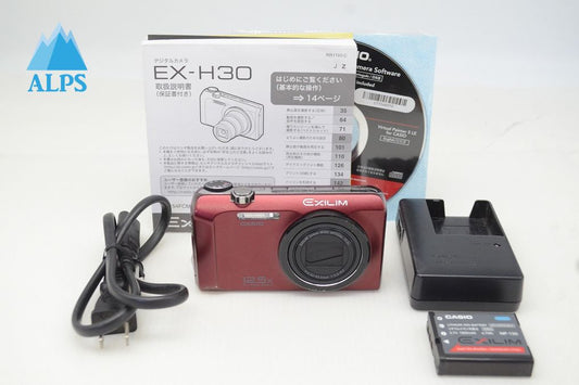 CASIO カシオ EXILIM EX-H30 コンパクトデジタルカメラ レッド 251126b