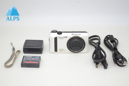 美品 CASIO カシオ EXILIM EX-ZR310 コンパクトデジタルカメラ ホワイト 251127a