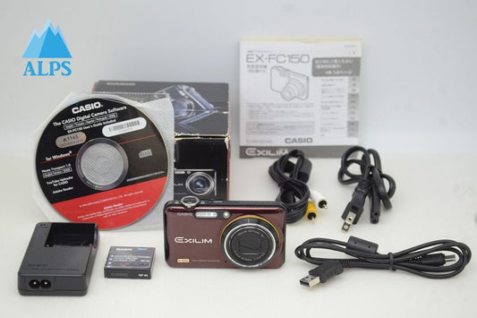 良品 CASIO カシオ HIGH SPEED EXILIM EX-FC150 コンパクトデジタルカメラ レッド 元箱付 251127c