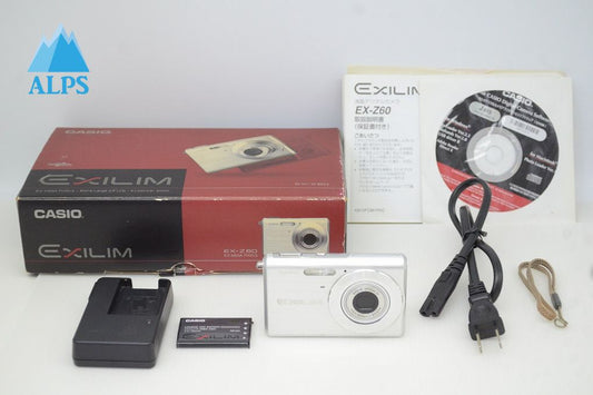 CASIO カシオ EXILIM EX-Z60 コンパクトデジタルカメラ シルバー 元箱付 251128e