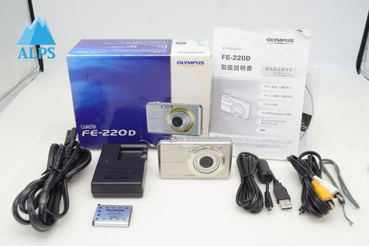 OLYMPUS オリンパス CAMEDIA FE-220D コンパクトデジタルカメラ シルバー 元箱付 251127n