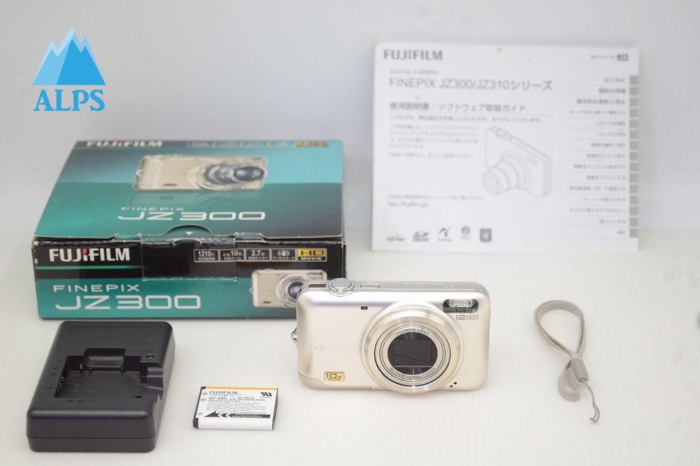 良品 FUJIFILM フジフィルム FinePix JZ300 コンパクトデジタルカメラ シャンパンゴールド 元箱付 251129l