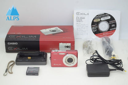 良品 CASIO カシオ EXILIM EX-Z600 コンパクトデジタルカメラ レッド 元箱付 251129j