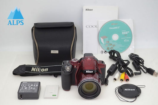 良品 Nikon ニコン COOLPIX P520 デジタルカメラ レッド 251129m